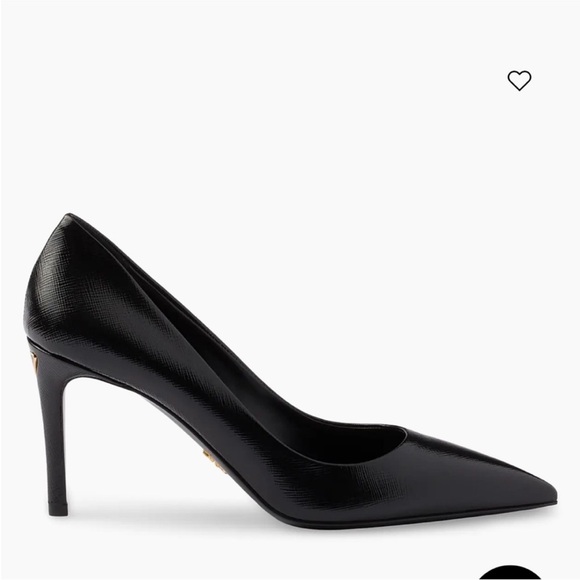 Prada Shoes - Prada Black Leather Heels